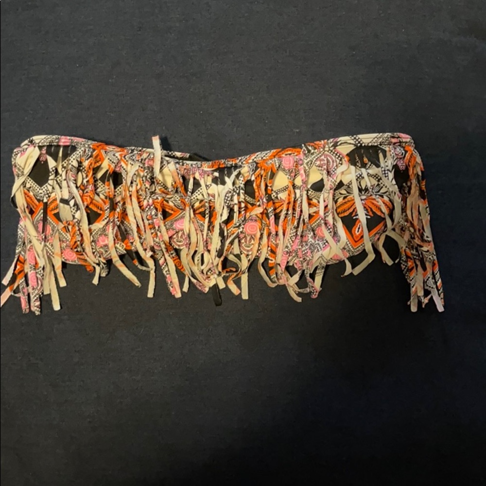Fringe bikini top